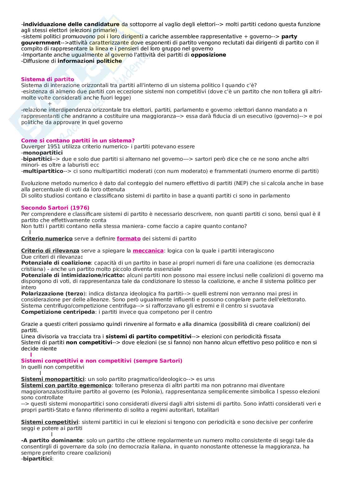 Appunti lezione Scienza politica Pag. 31