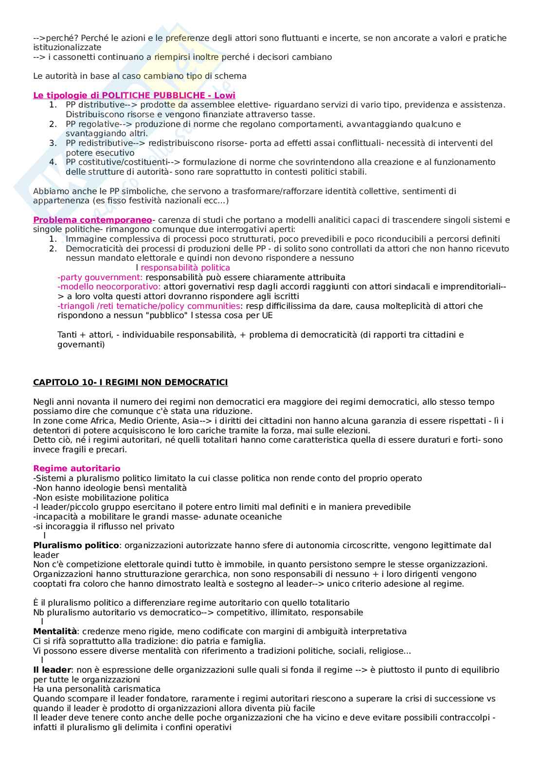 Appunti lezione Scienza politica Pag. 46