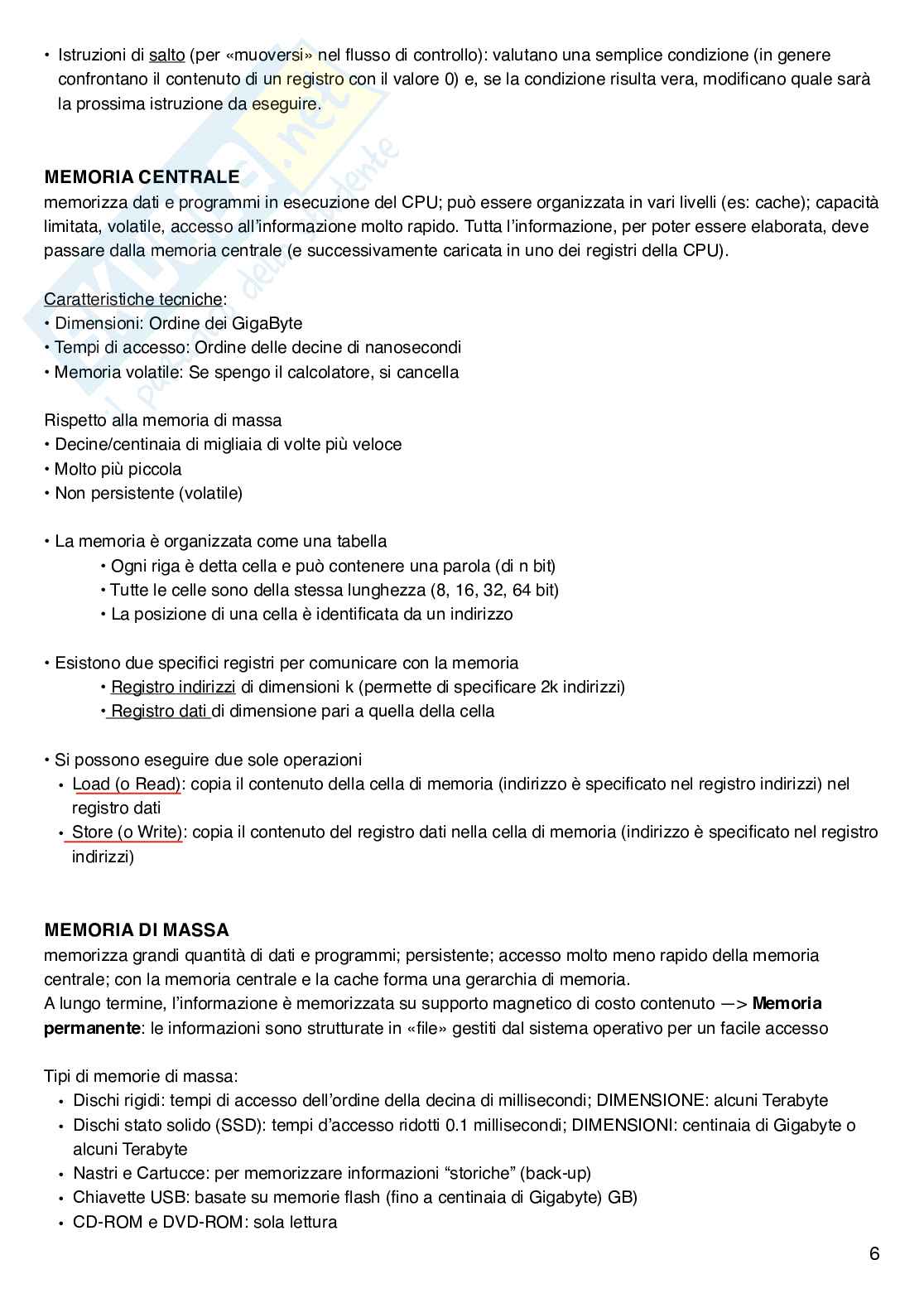 Appunti di lezione Fondamenti di Informatica per il Web Design Pag. 6