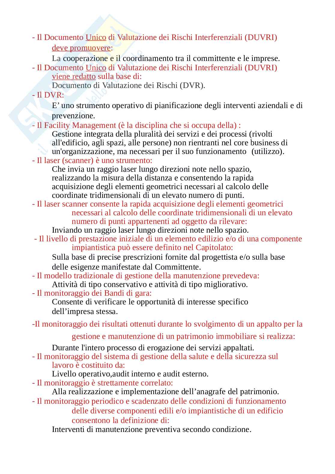 Facility management Pag. 11