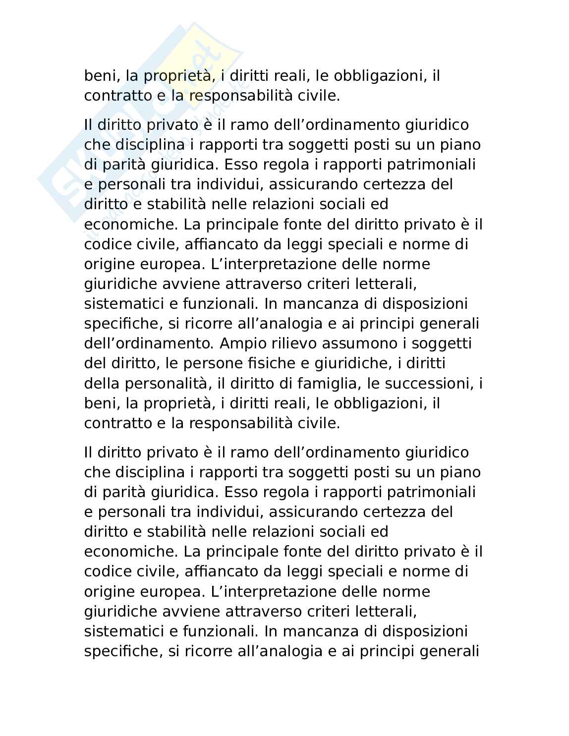 Appunti Diritto privato Pag. 6