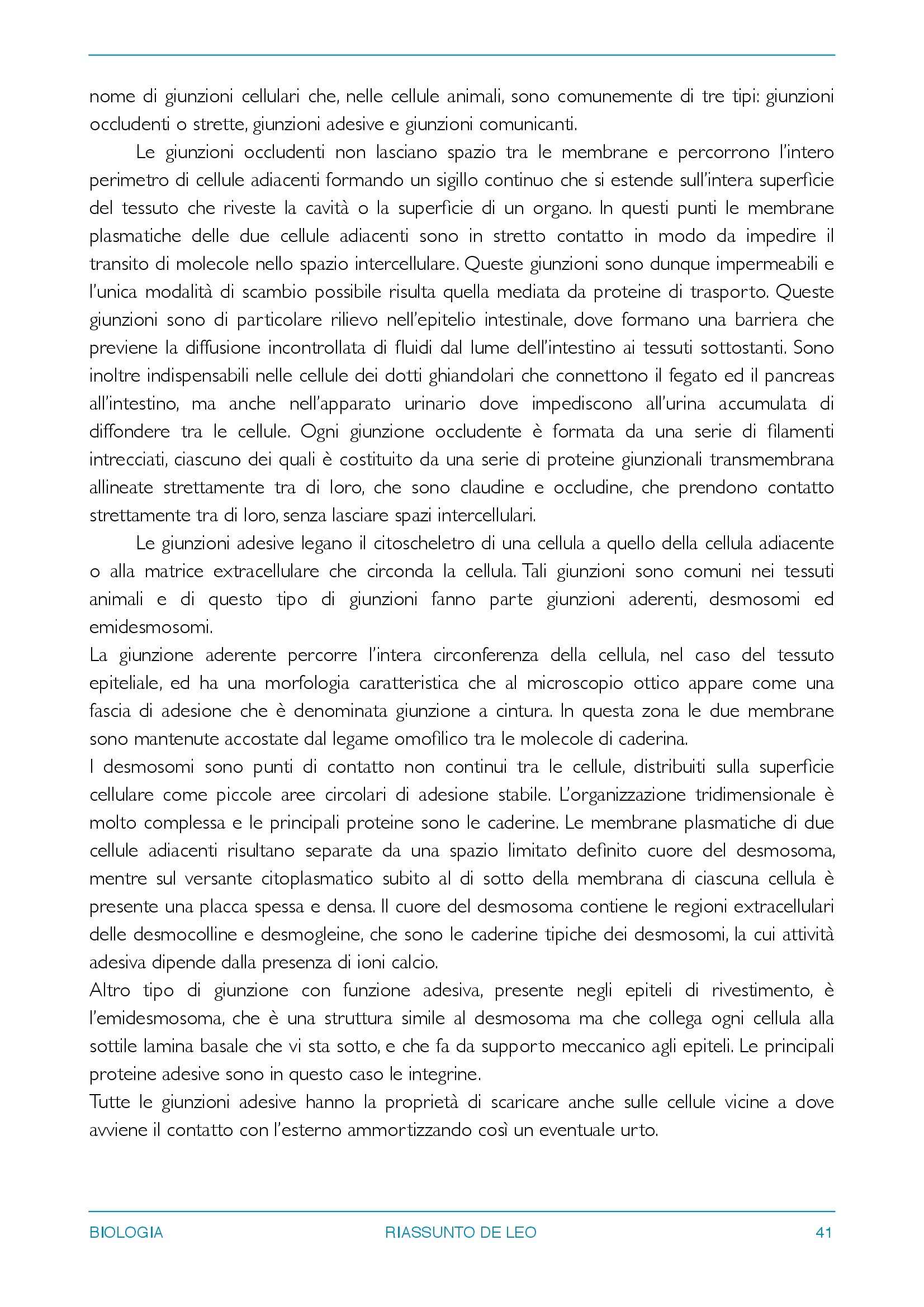 Riassunto esame Biologia applicata, prof. Scalia, libro consigliato e Genetica, De Leo Pag. 41