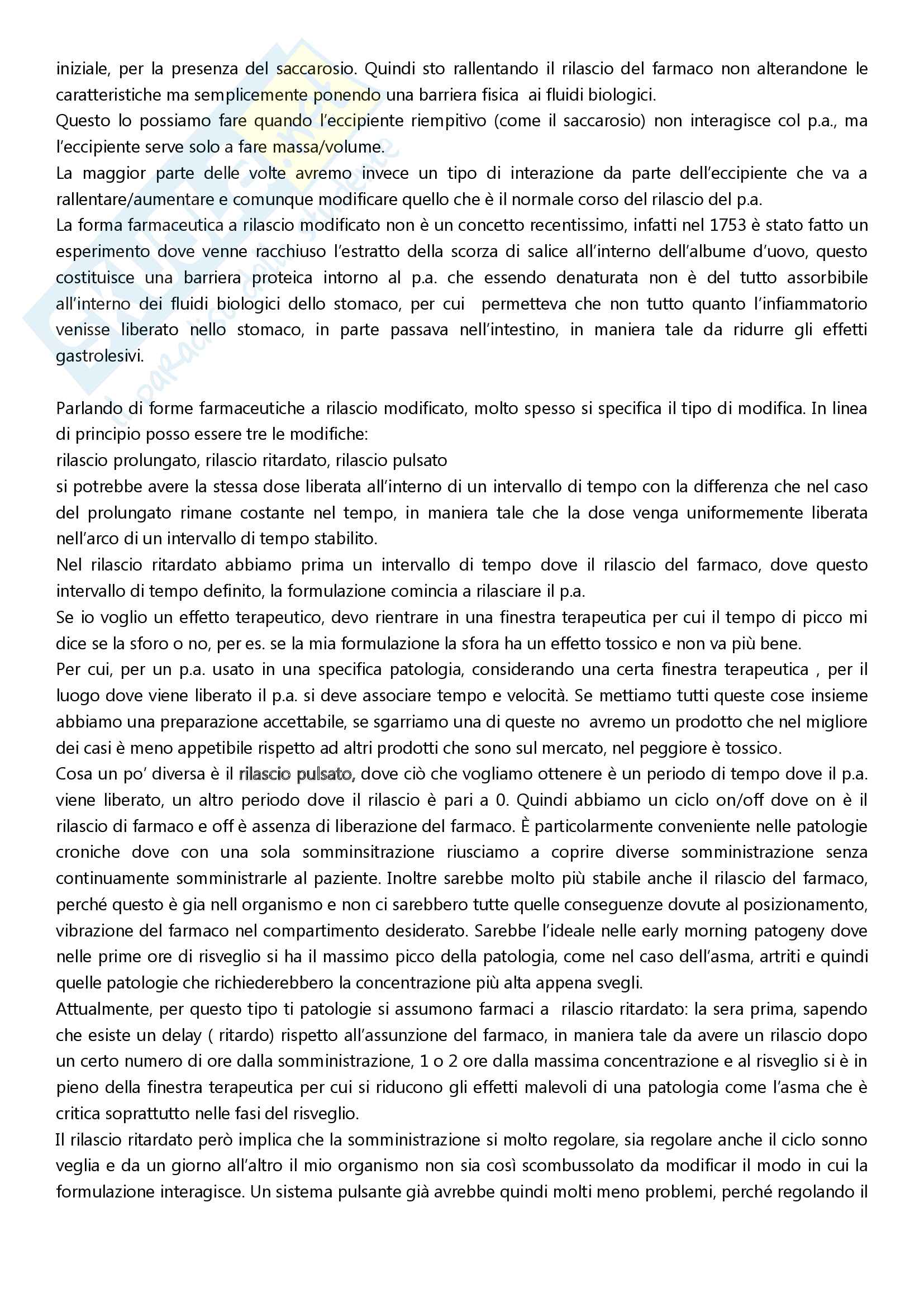 Appunti dell'intero corso di Veicolazione e direzionamento dei farmaci Pag. 2
