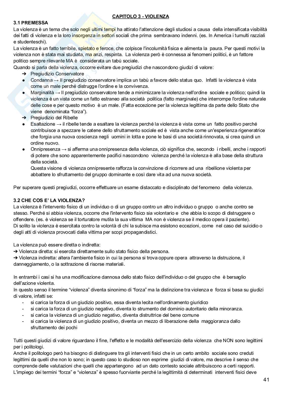 Riassunto esame Scienza politica, Prof. Cama Giampiero, libro consigliato Potere e teoria politica , Stoppino Pag. 41