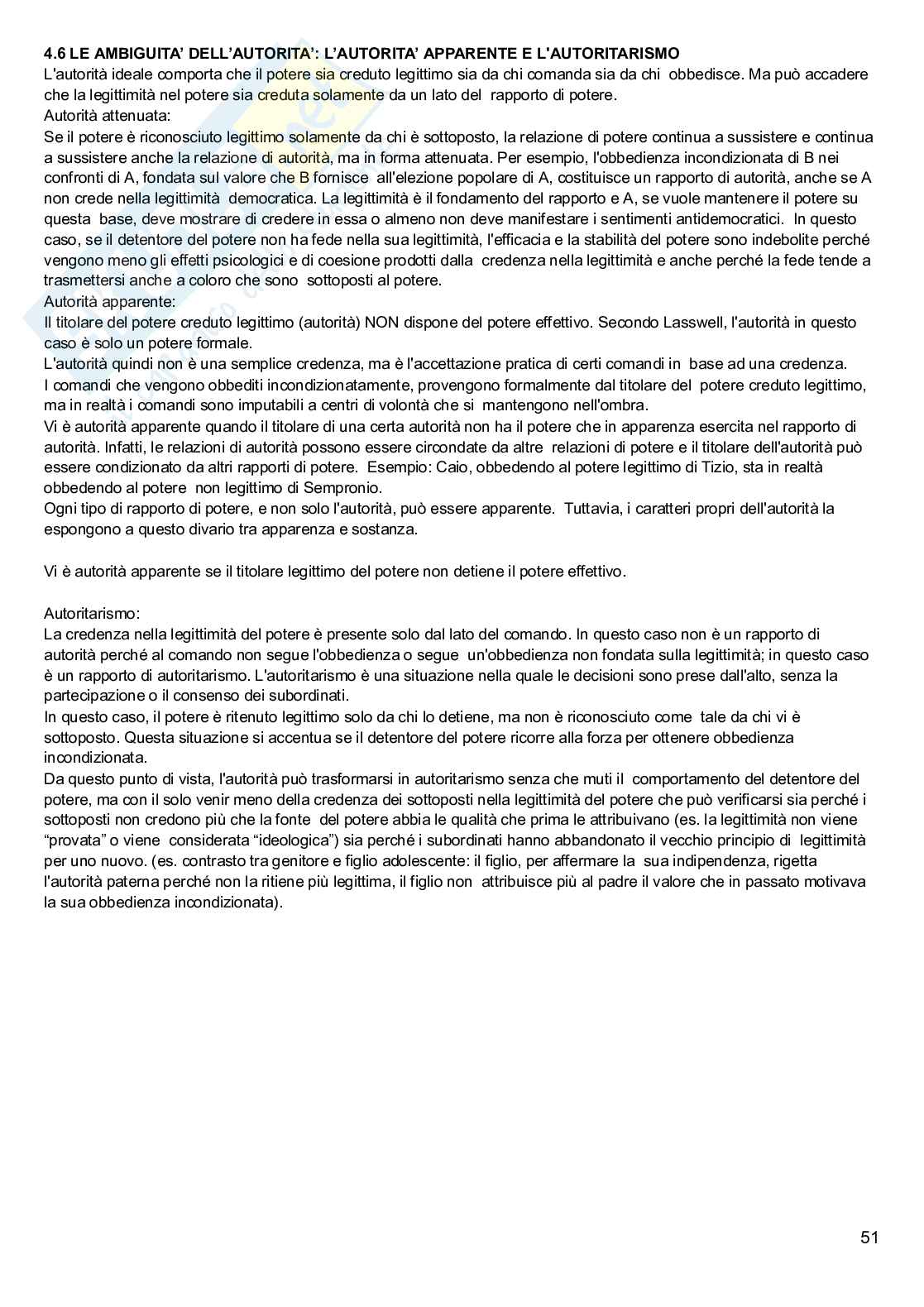 Riassunto esame Scienza politica, Prof. Cama Giampiero, libro consigliato Potere e teoria politica , Stoppino Pag. 51
