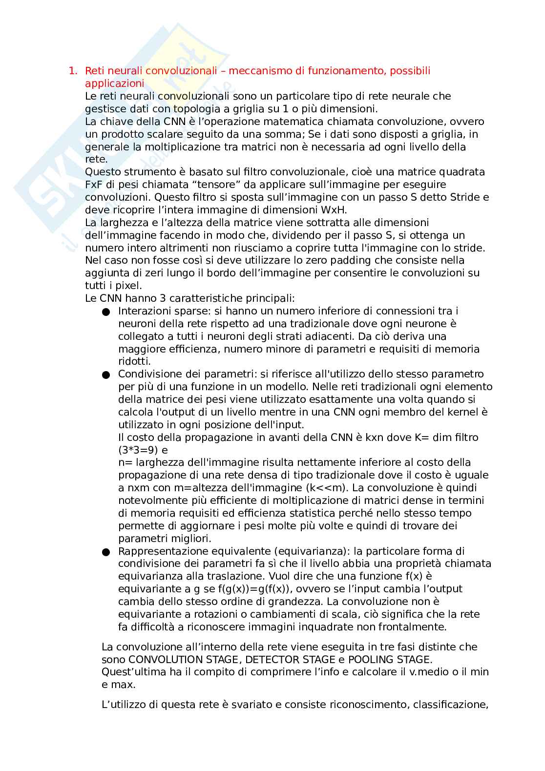 Domande esame finale Business intelligence e big data m Pag. 1