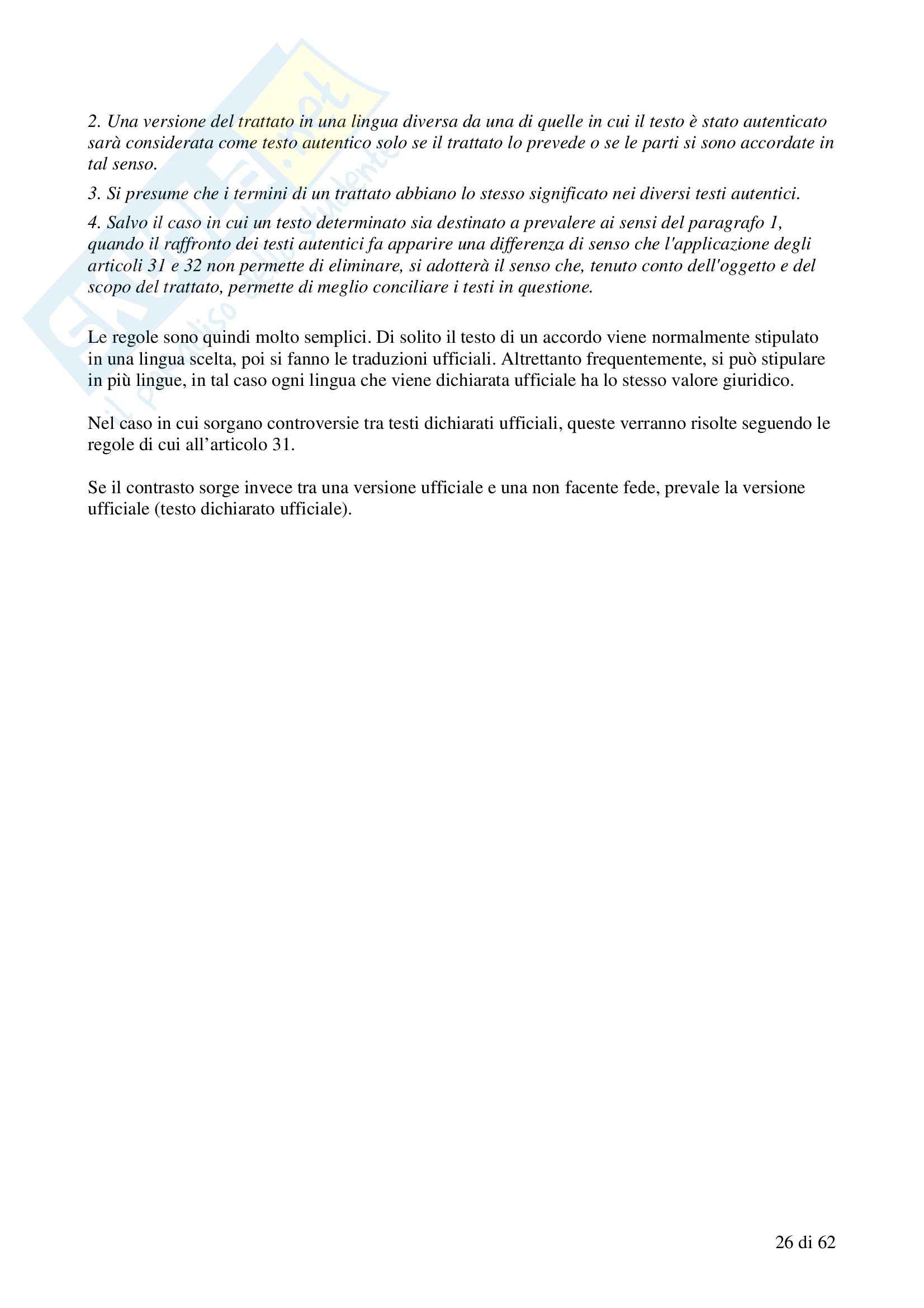 Diritto internazionale - Appunti Pag. 26