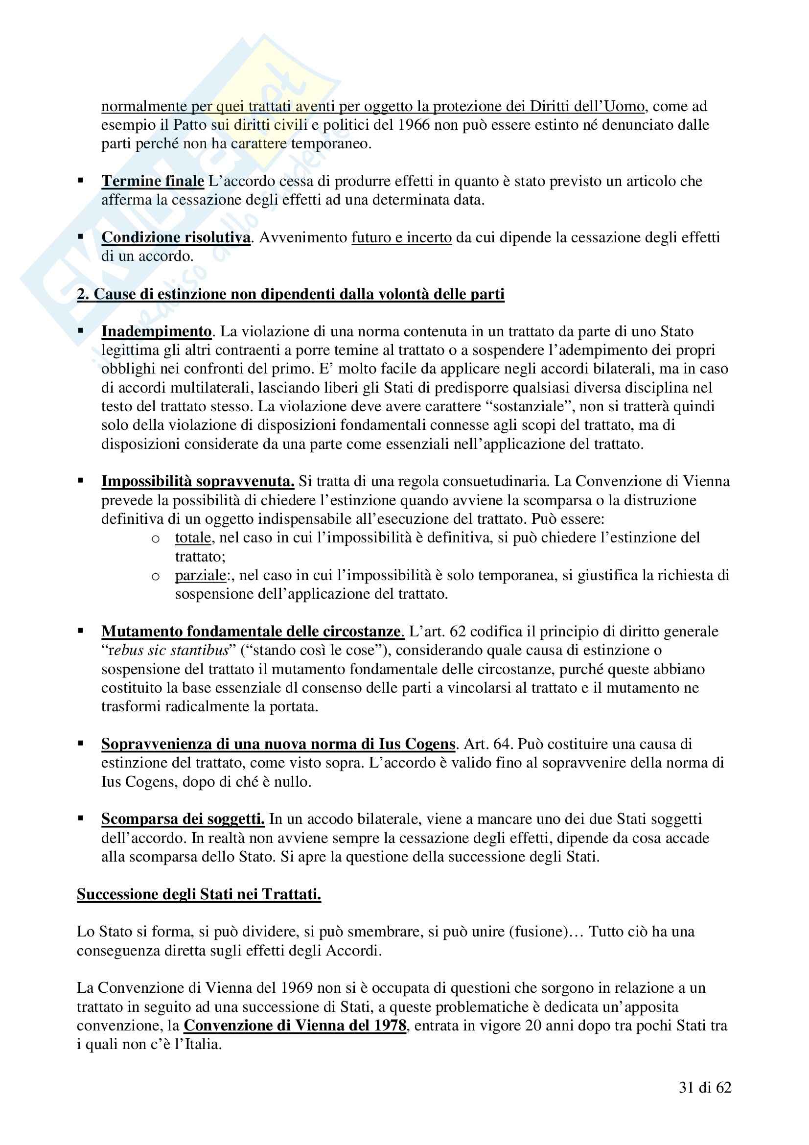 Diritto internazionale - Appunti Pag. 31
