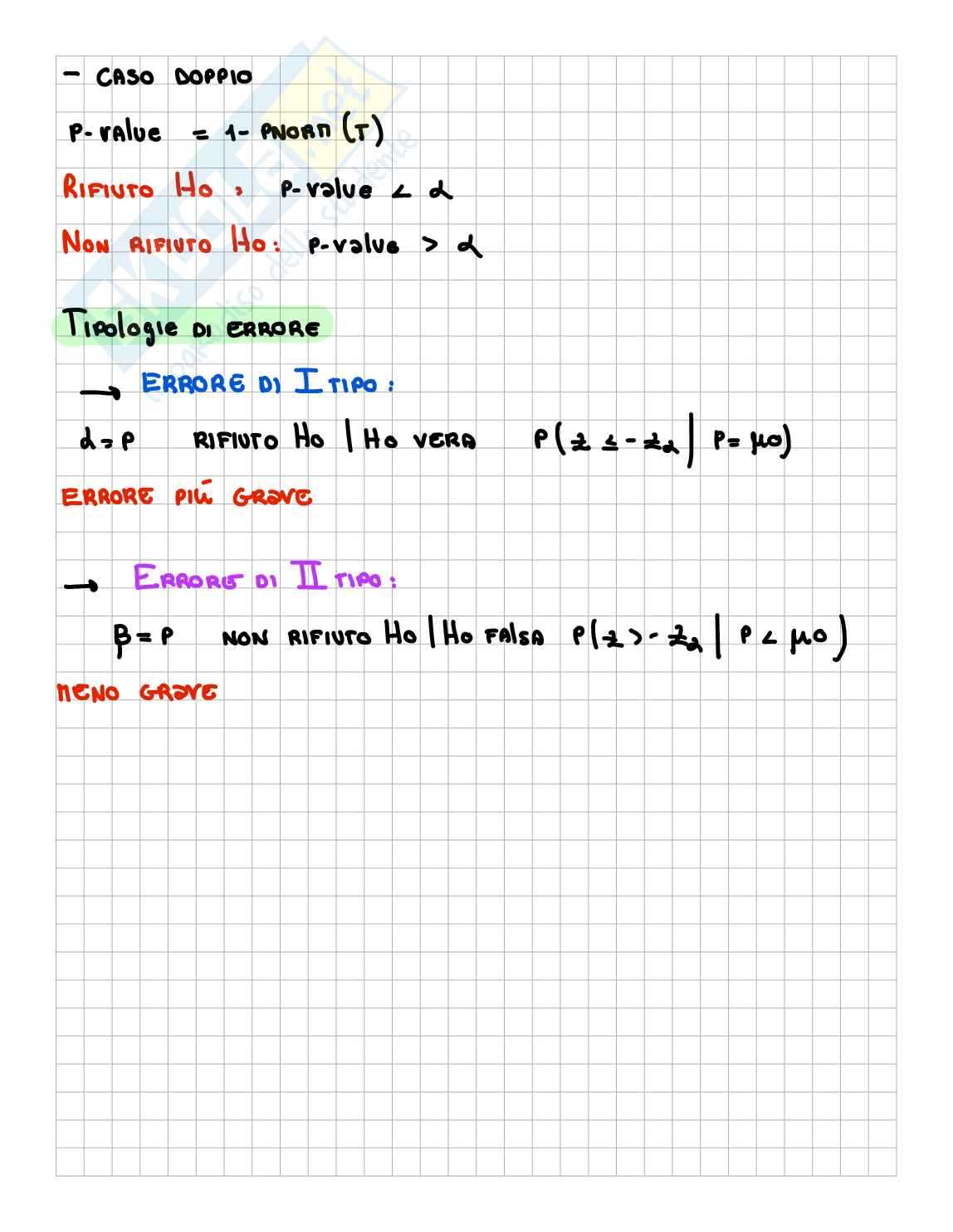 Formule 2° parziale di statistica Pag. 6