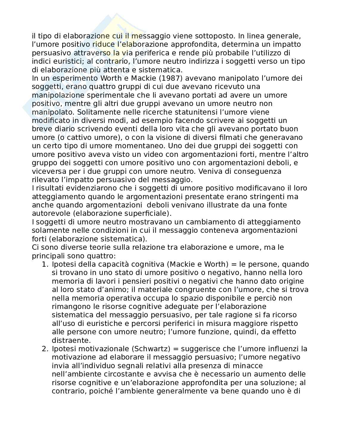 Riassunto esame Psicologia sociale, prof Scaffidi Abate, libro consigliato Introduzione alla psicologia sociale, Boca, Bocchiaro, Scaffidi Pag. 31