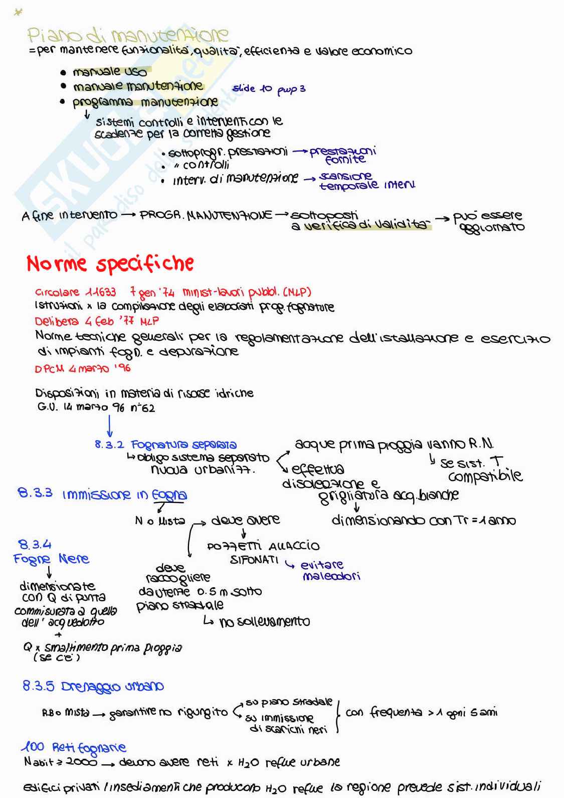Appunti e esercizi di Costruzioni idrauliche, marittime e idrologia  Pag. 71