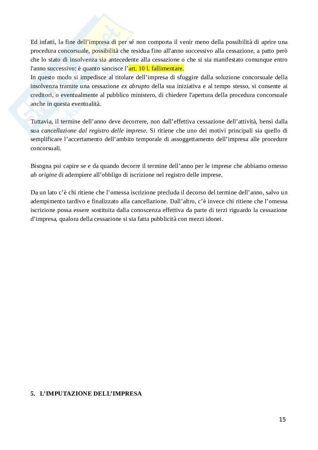 Riassunto esame Diritto commerciale, Prof. Parrinello Marcello, libro consigliato Manuale di Diritto Commerciale , Marco Cian  Pag. 16
