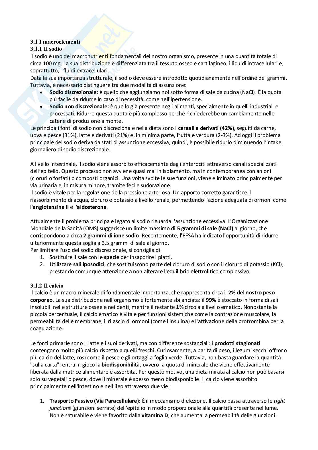 Lezione 3 di Chimica degli alimenti Pag. 2