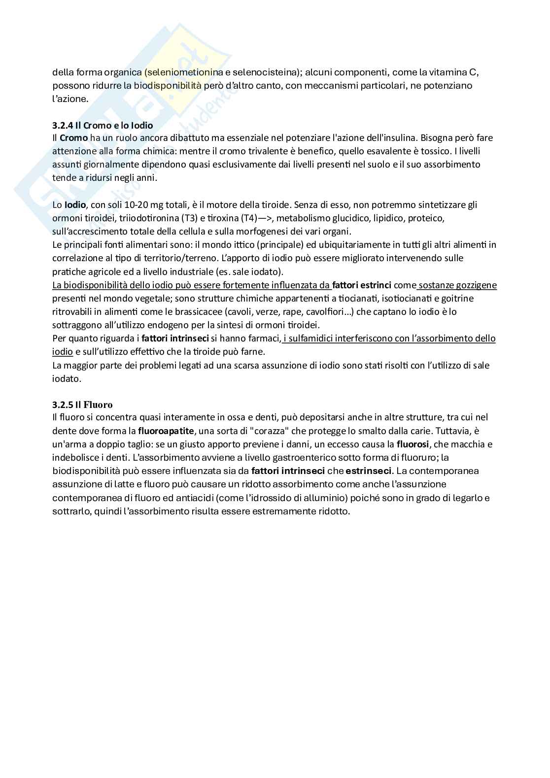 Lezione 3 di Chimica degli alimenti Pag. 6