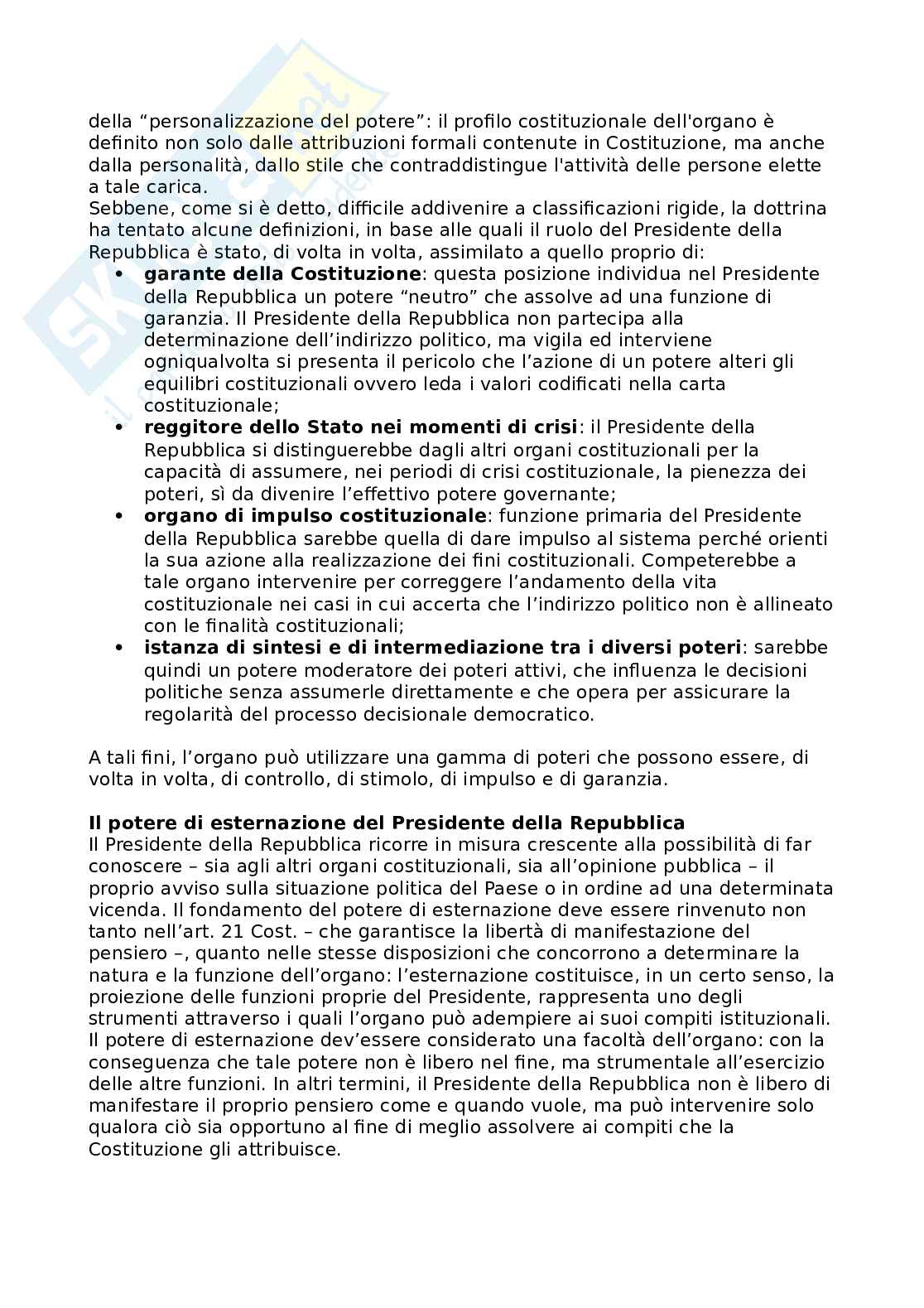 Presidente della Repubblica Pag. 2