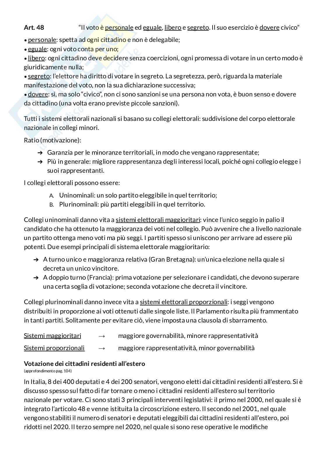 Appunti di Diritto pubblico Pag. 36