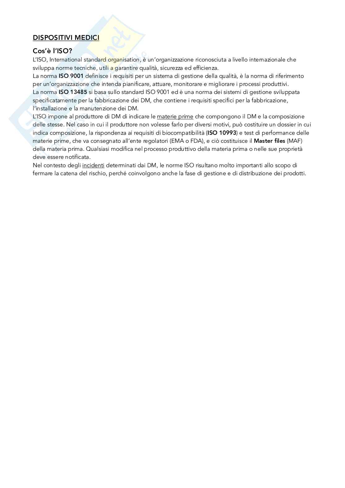 Appunti esame Forme farmaceutiche innovative e dispositivi medici ( breve)  Pag. 16