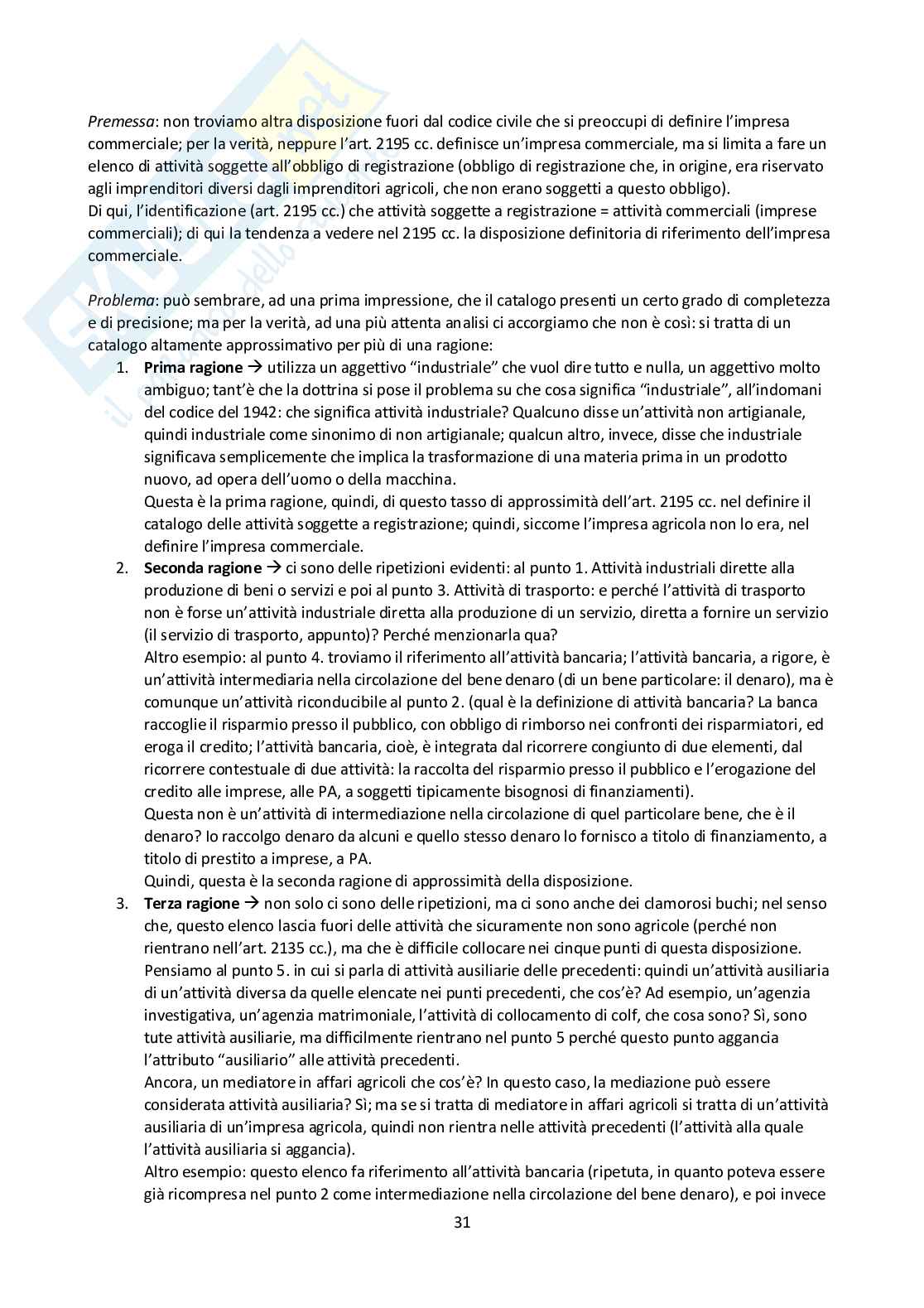Diritto Commerciale - parte 1 Pag. 31