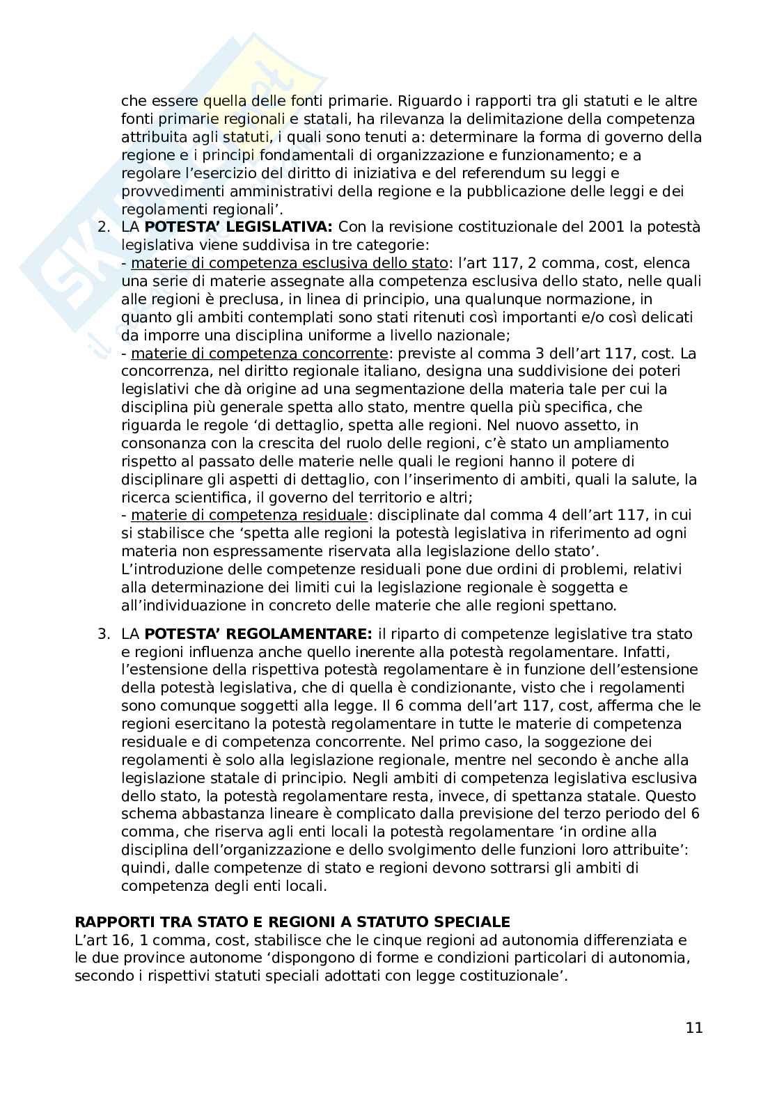 Riassunto esame Diritto costituzionale italiano ed europeo, Prof. Gobbo Maurilio, libro consigliato Manuale di diritto costituzionale italiano ed europeo , Romboli  Pag. 11