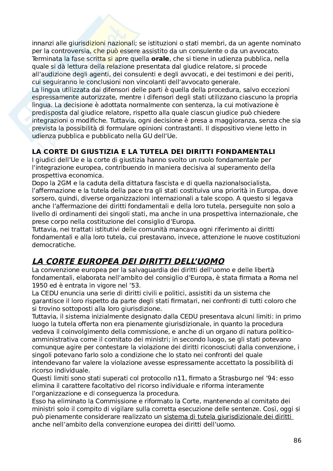 Riassunto esame Diritto costituzionale italiano ed europeo, Prof. Gobbo Maurilio, libro consigliato Manuale di diritto costituzionale italiano ed europeo , Romboli  Pag. 86