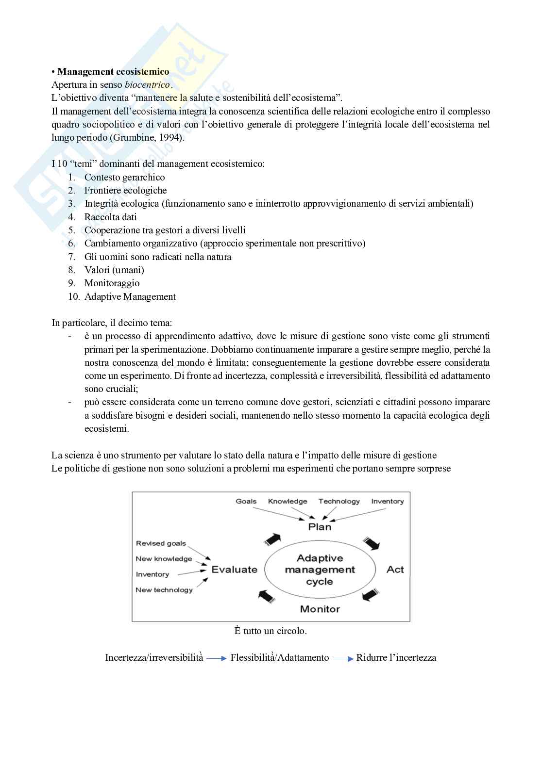Gestione sostenibile delle risorse naturali Pag. 16
