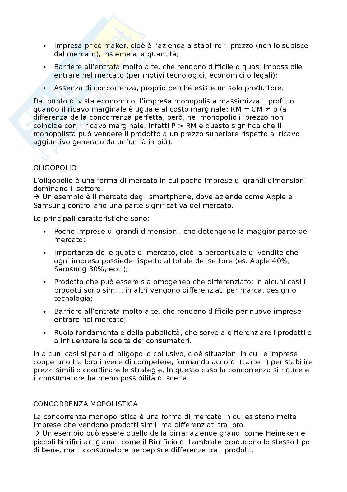 Appunti completi per l'esame di Economia e psicologia dei consumi alimentari del modulo di economia Pag. 2