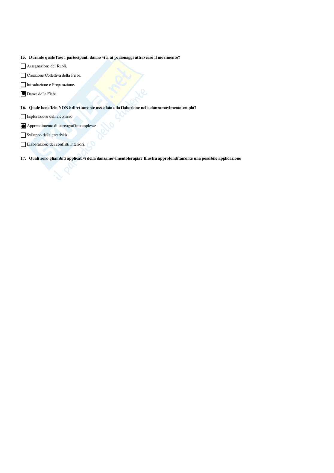 Paniere Linguaggi espressivi nei processi di apprendimento e crescita personale - Risposte multiple - aggiornato (2026) Pag. 26