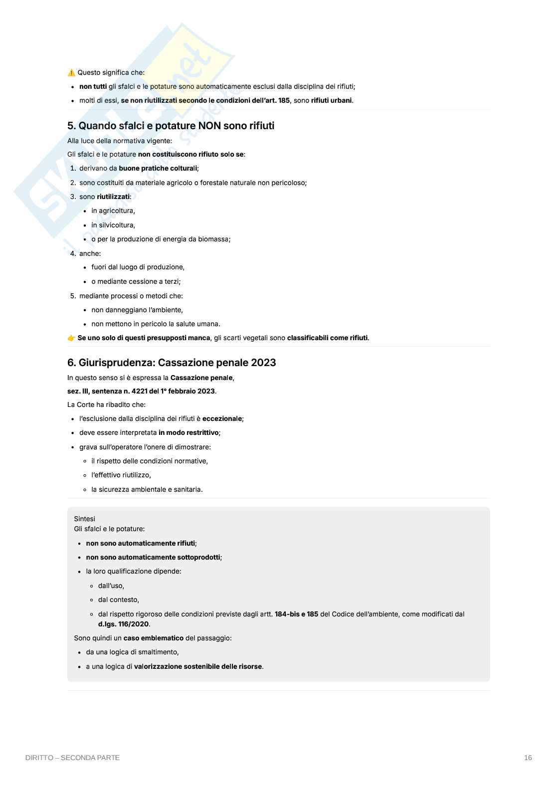 Diritto ambientale - secondo parziale Pag. 16