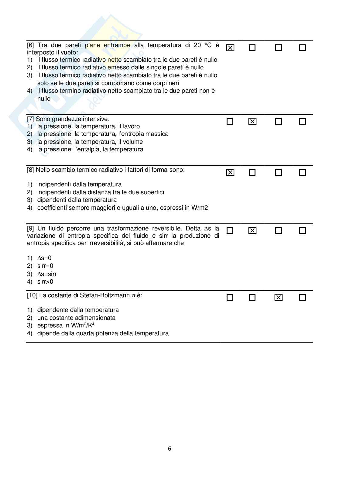 Prova d'esame di Termodinamica Pag. 6