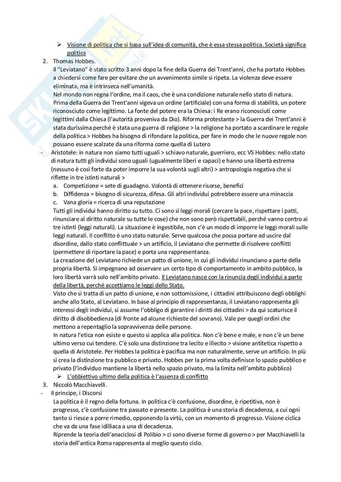 Appunti di Elementi di scienza politica Pag. 2