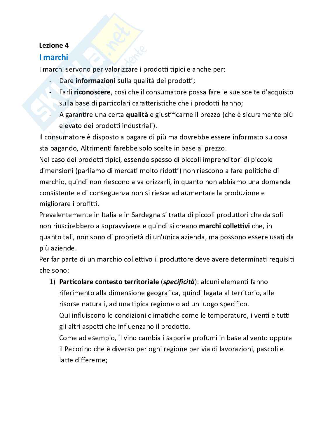 Risorse e ambiente - Parte 2 - Marchi di qualità e identità territoriale Pag. 1