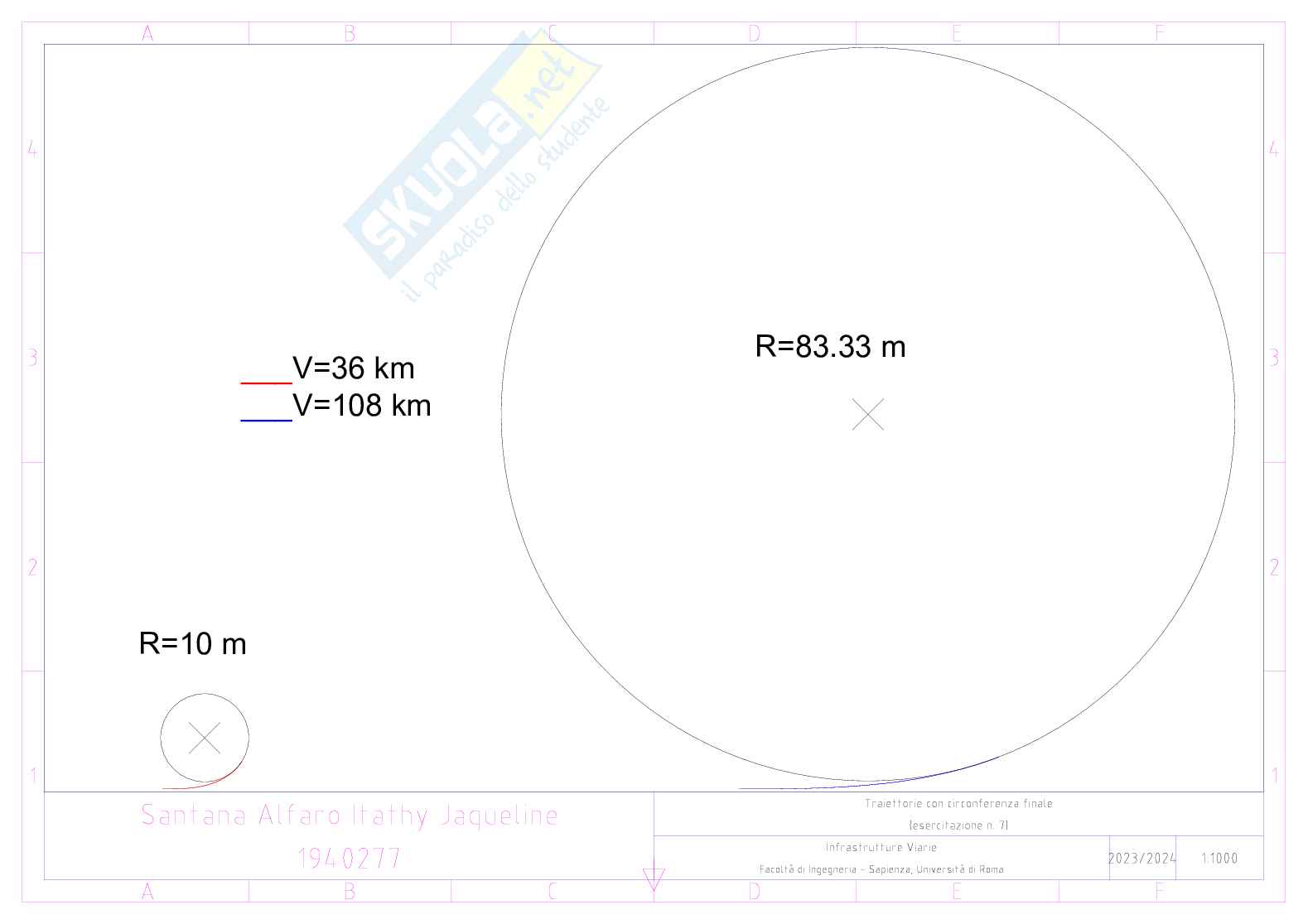 Relazione completa di tutte le esercitazioni di Infrastrutture viarie Pag. 56