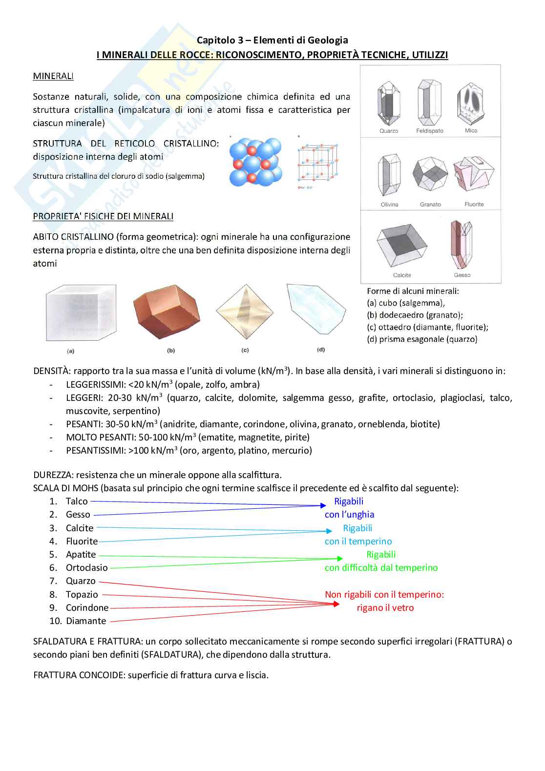 Appunti parte Geologia (Geologia applicata)  Pag. 16