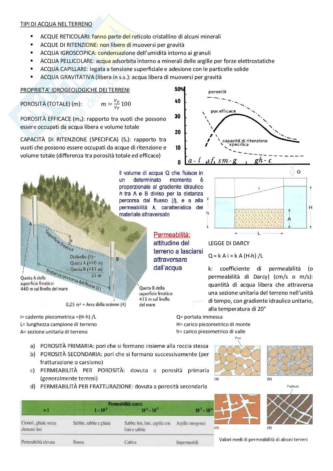 Appunti parte Geologia (Geologia applicata)  Pag. 51