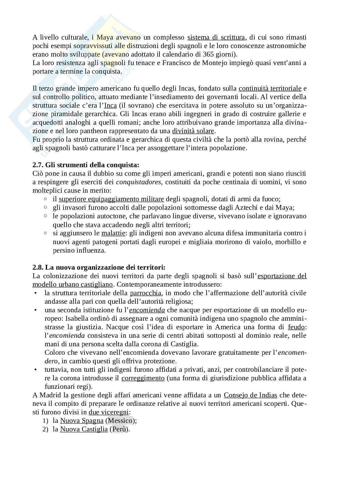 Riassunto esame Storia moderna, Prof. Luise Flavia, libro consigliato Manuale di Storia Moderna, Ago, Vidotto Pag. 6