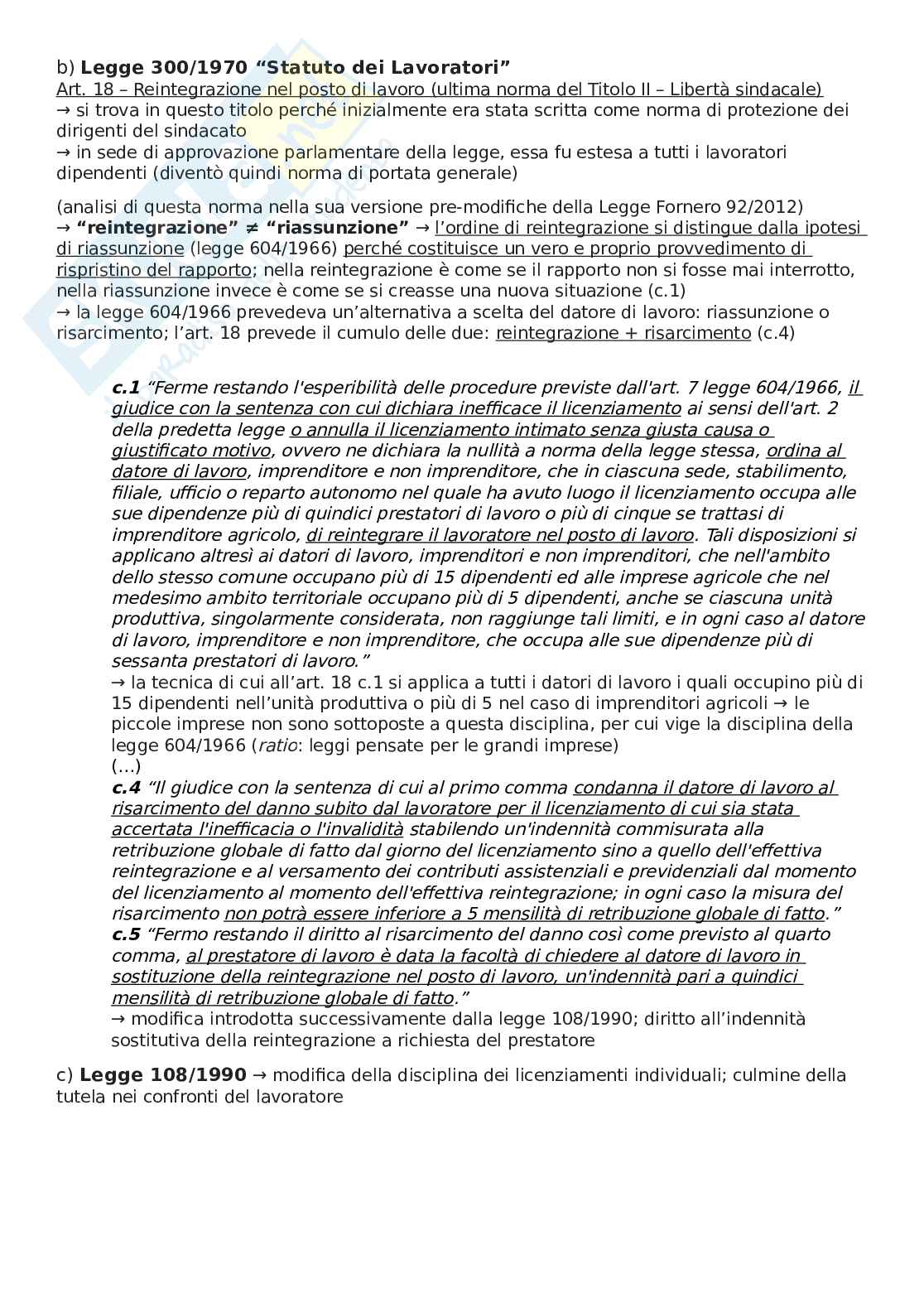 Appunti completi Diritto del lavoro Pag. 31