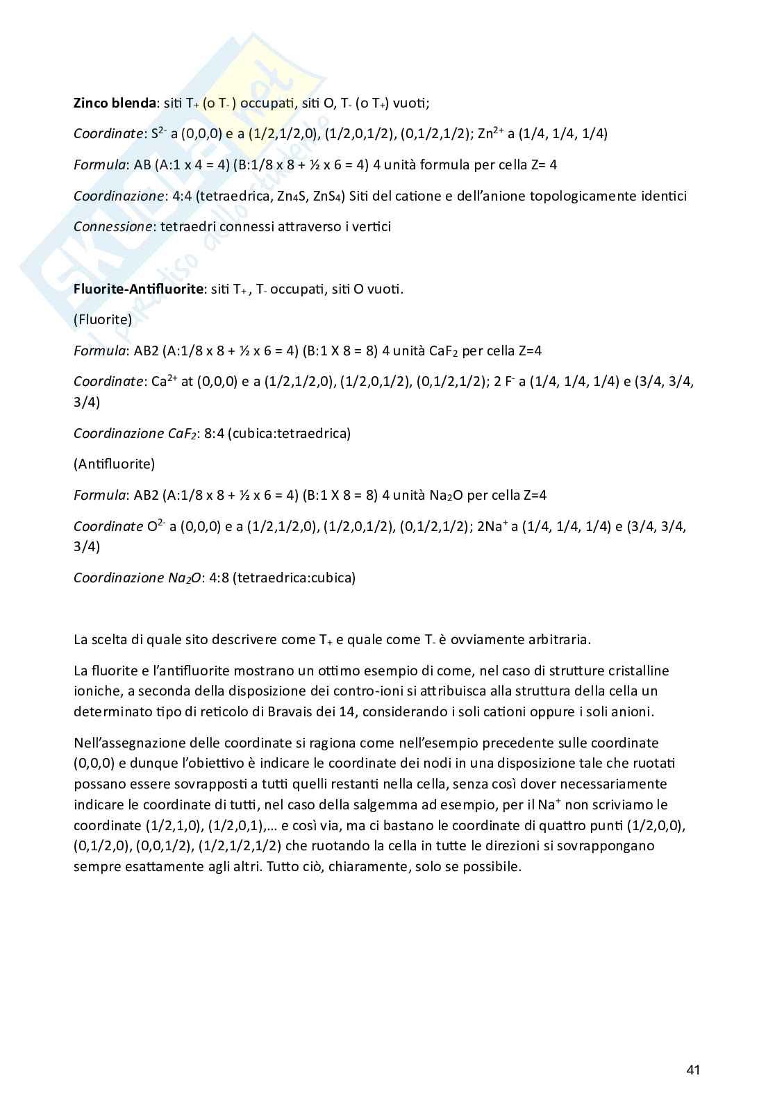 Appunti di Chimica fisica dello stato solido Pag. 41