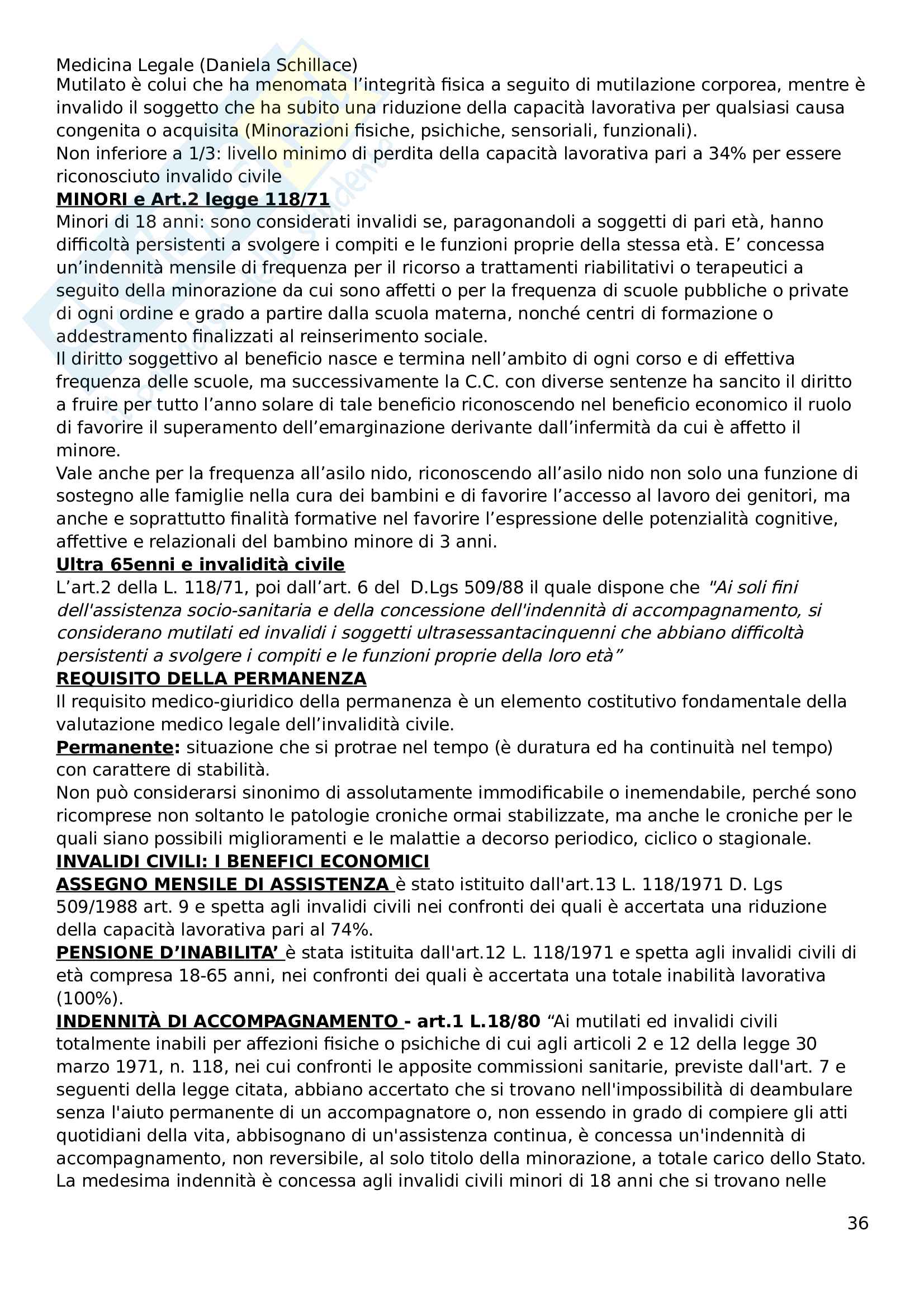 Medicina legale Pag. 36