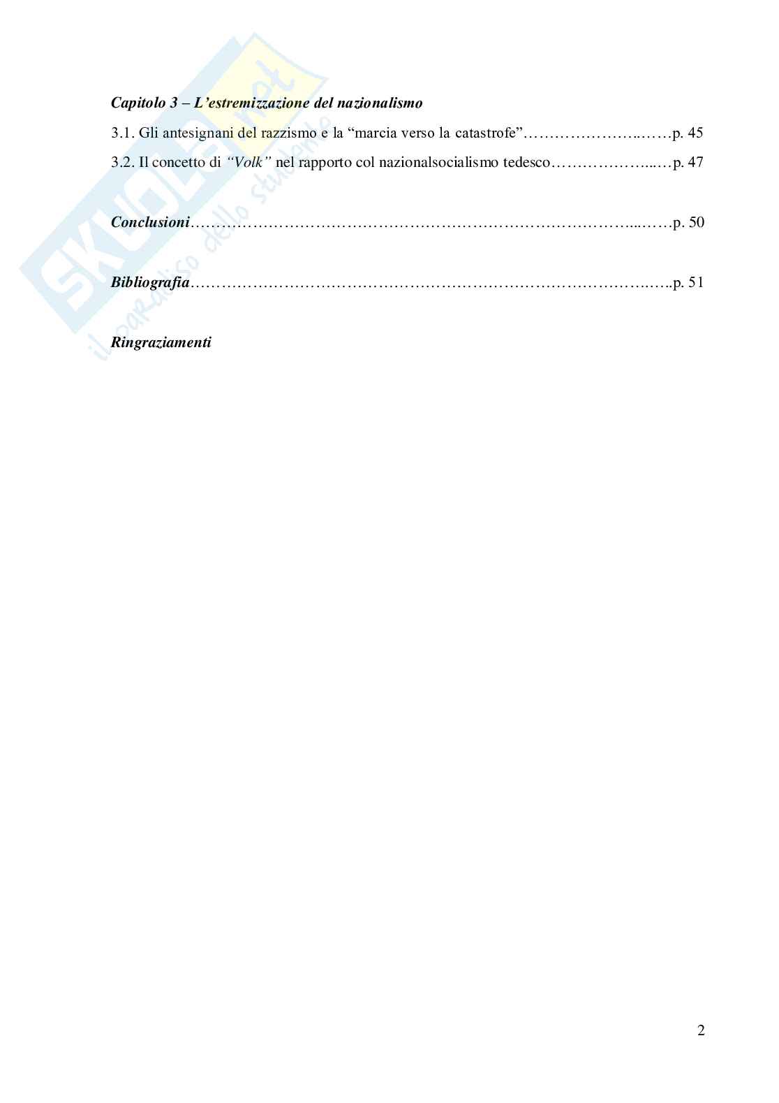 Origini del nazionalismo tedesco attraverso il pensiero di Fichte e Herder Pag. 2