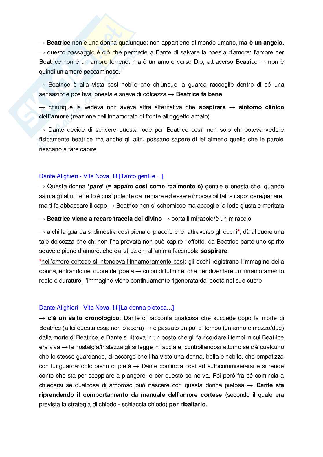 Riassunto esame Letteratura italiana, Prof. Zanardo Monica, libro consigliato  Letteratura italiana , Battistini Pag. 21