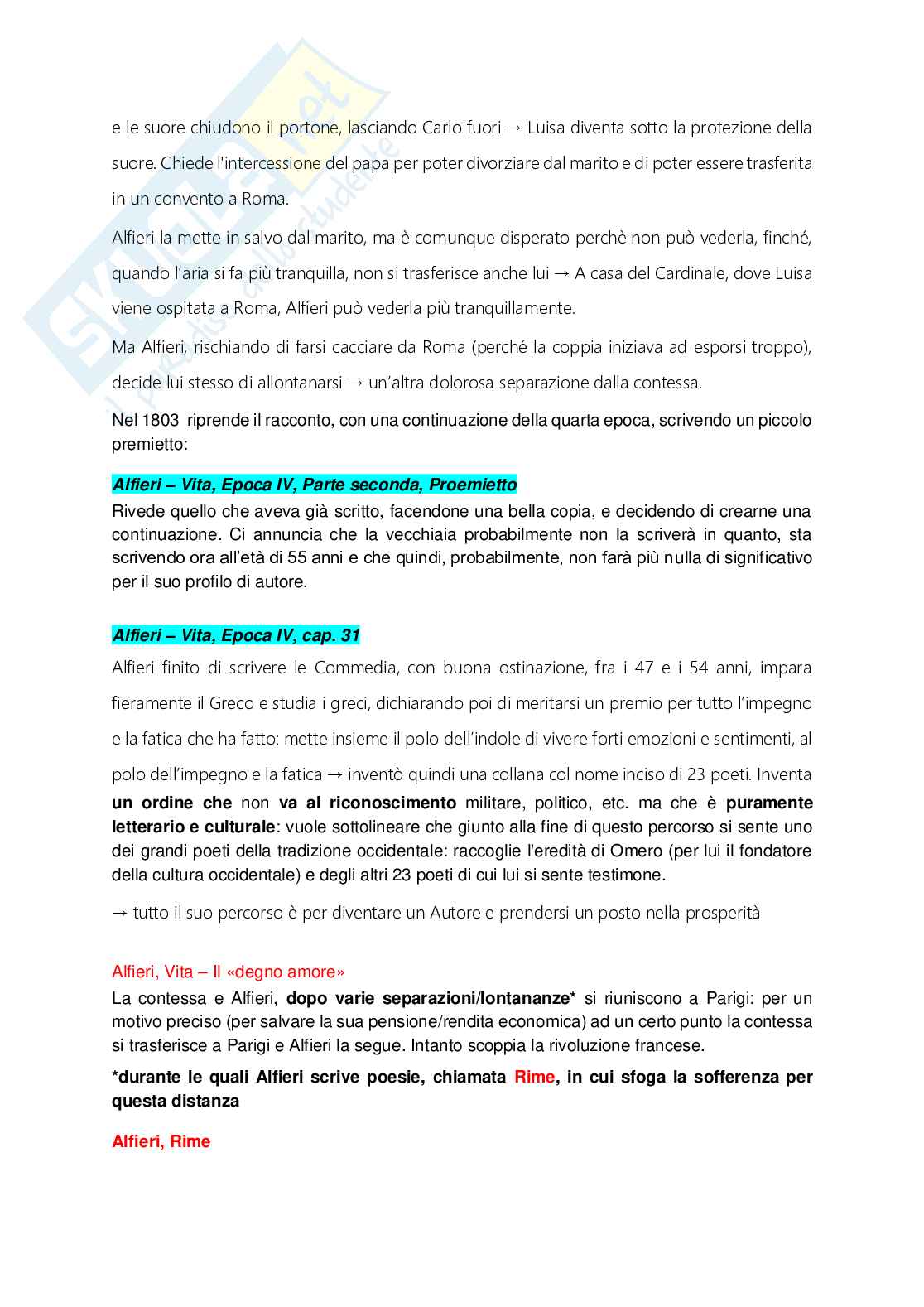Riassunto esame Letteratura italiana, Prof. Zanardo Monica, libro consigliato  Letteratura italiana , Battistini Pag. 51