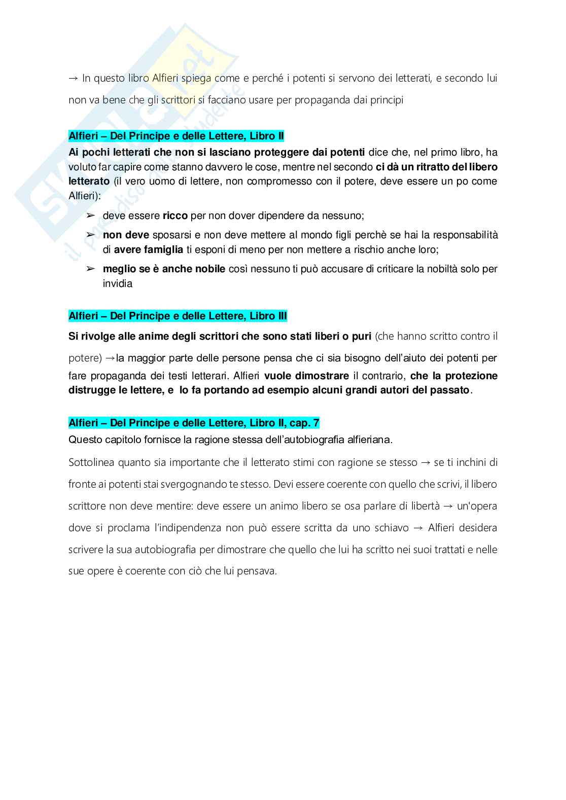 Riassunto esame Letteratura italiana, Prof. Zanardo Monica, libro consigliato  Letteratura italiana , Battistini Pag. 56