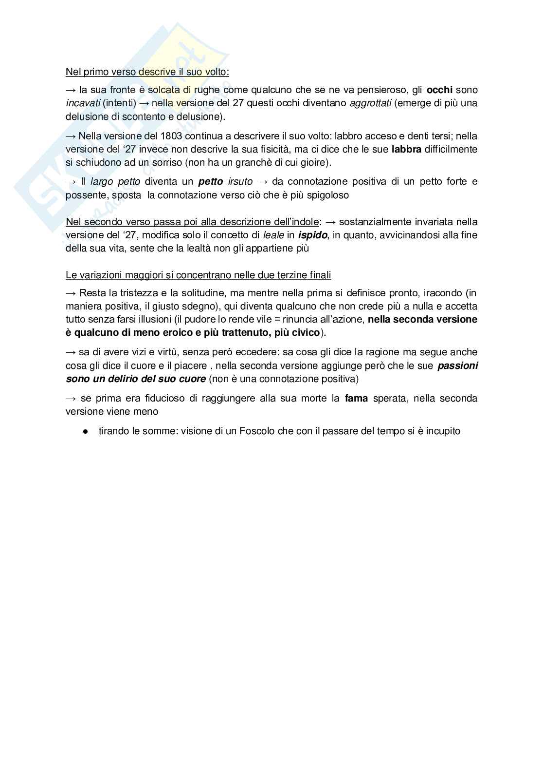 Riassunto esame Letteratura italiana, Prof. Zanardo Monica, libro consigliato  Letteratura italiana , Battistini Pag. 61