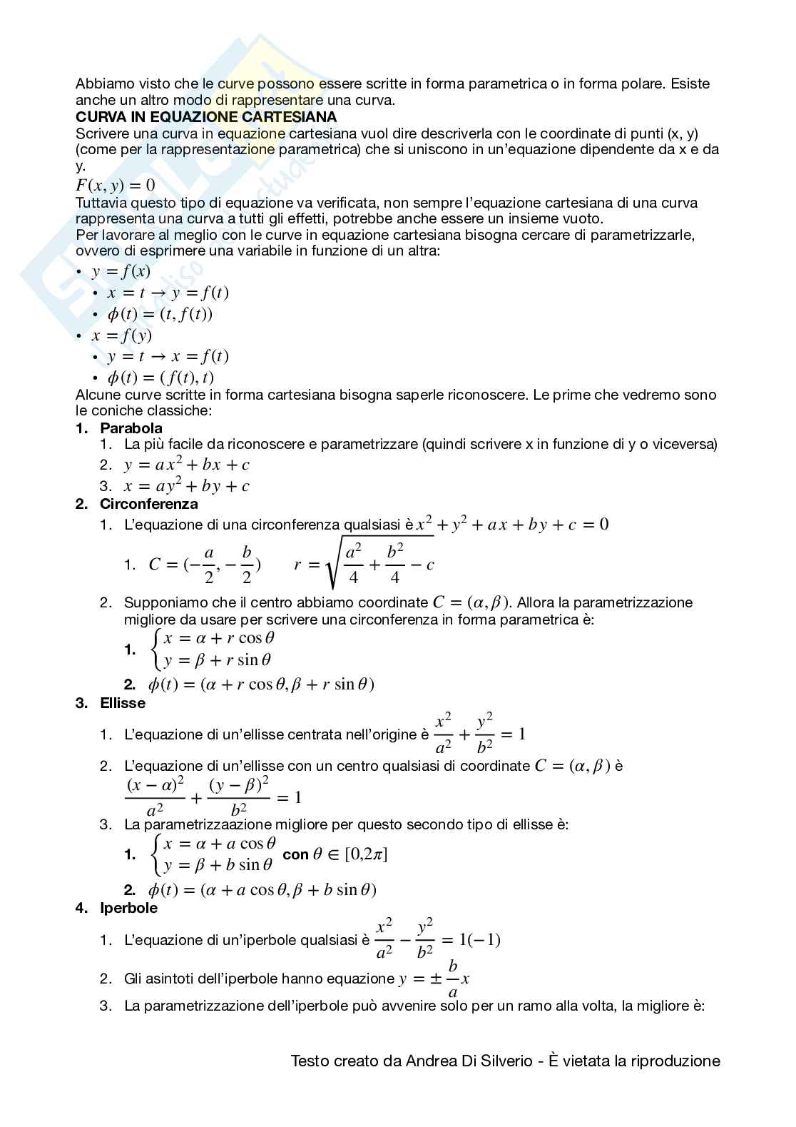 Appunti di Analisi matematica II Pag. 11