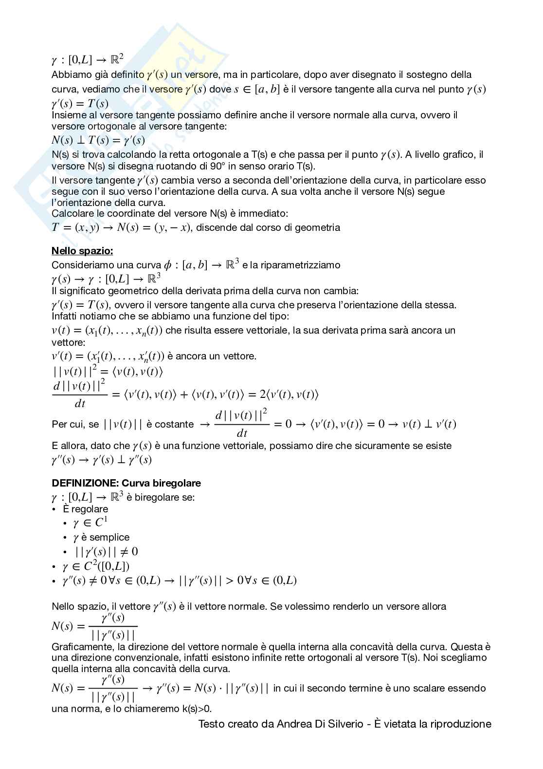 Appunti di Analisi matematica II Pag. 16