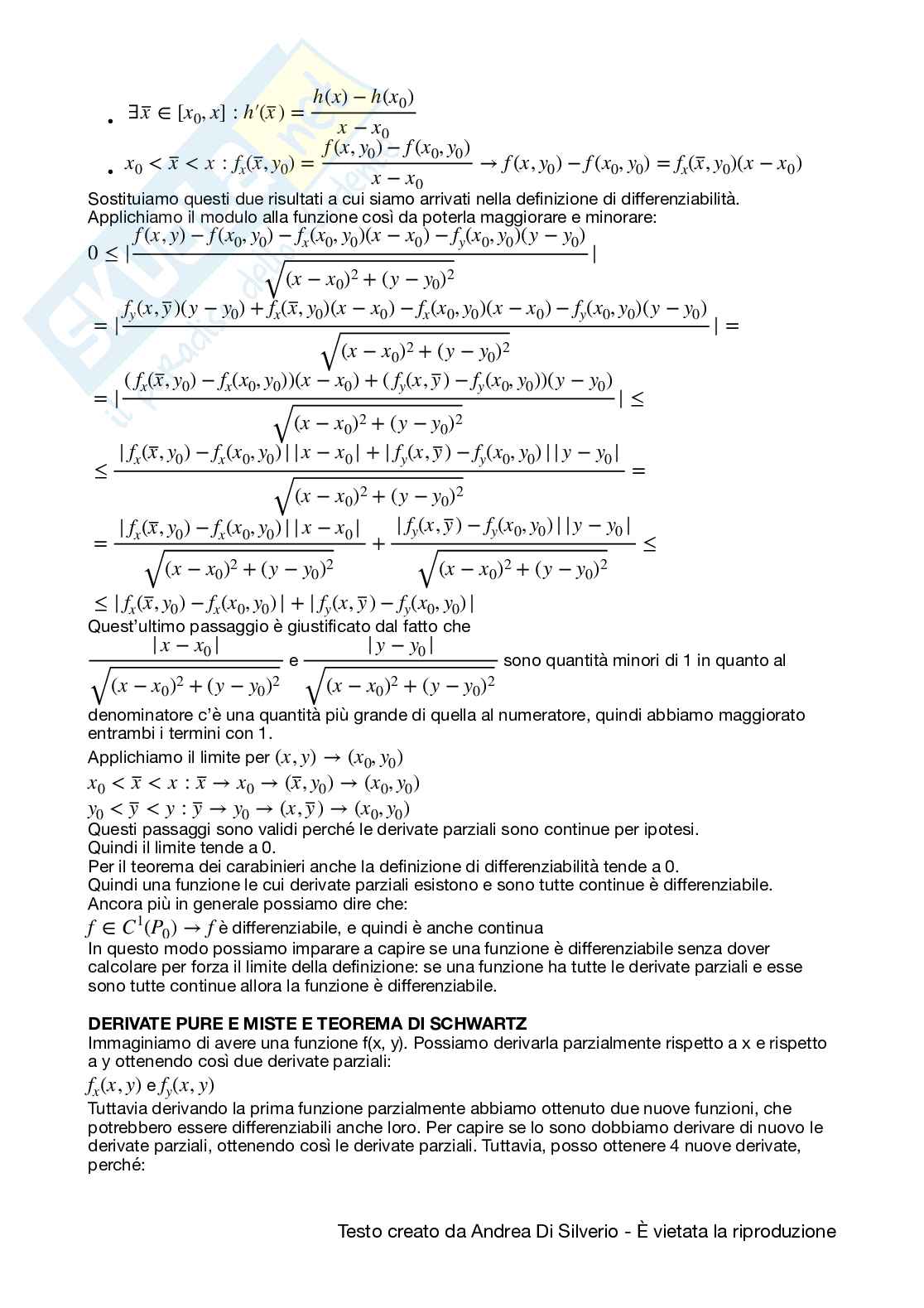 Appunti di Analisi matematica II Pag. 26