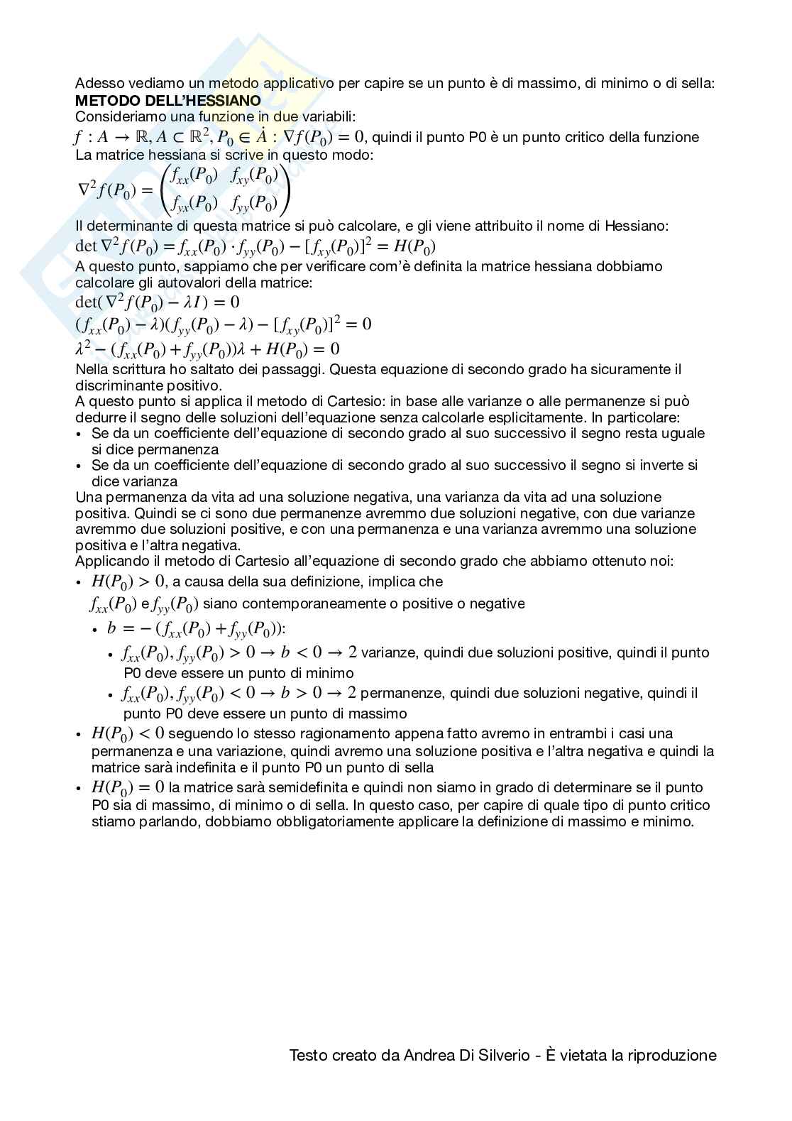 Appunti di Analisi matematica II Pag. 36
