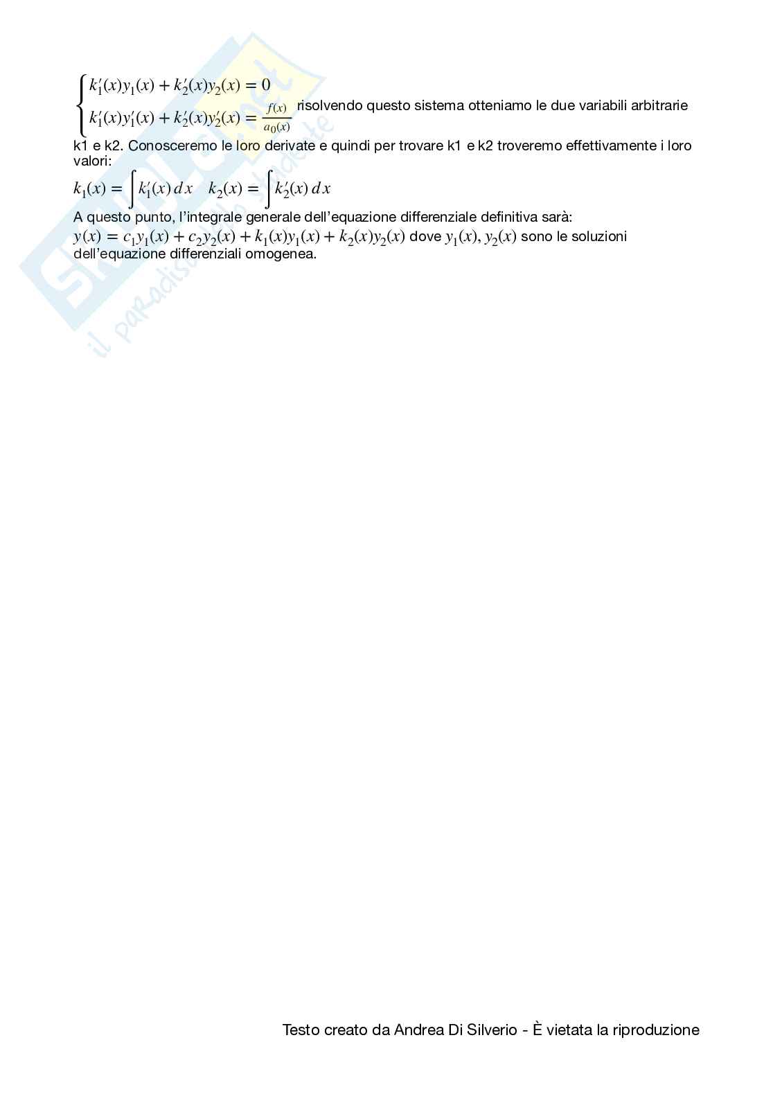 Appunti di Analisi matematica II Pag. 71