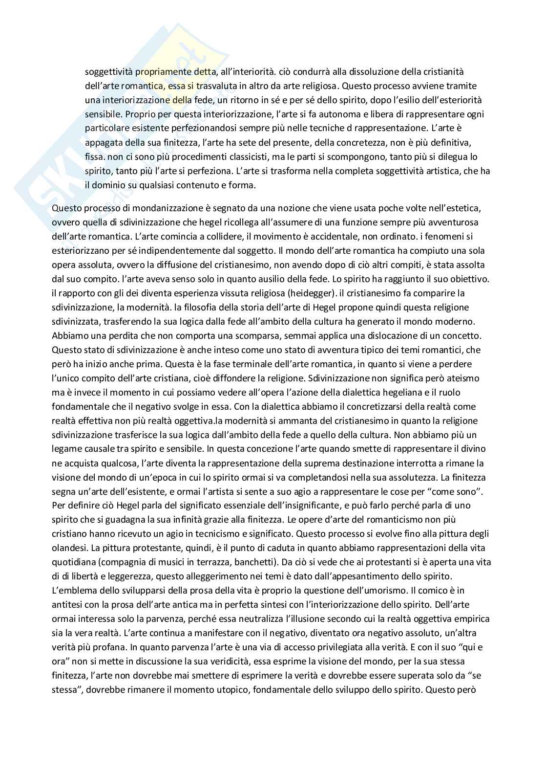 Appunti corso di Estetica  Pag. 11