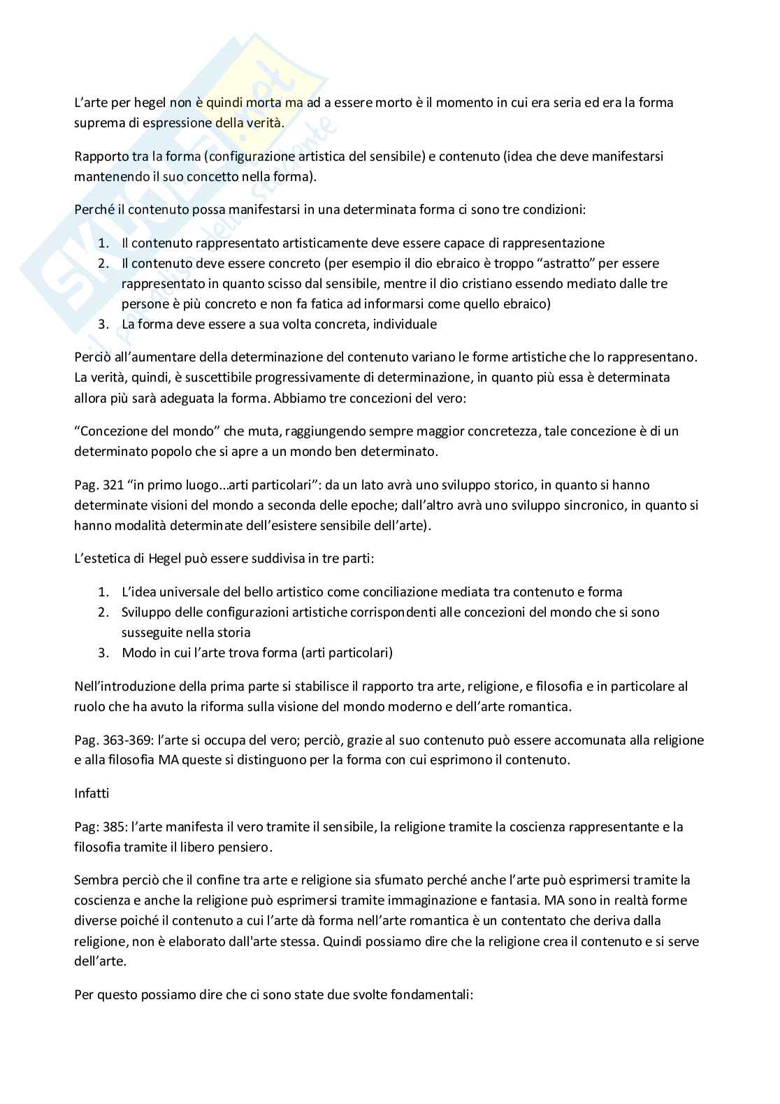 Appunti corso di Estetica  Pag. 6